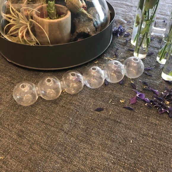 Glass bubbles vase - Picture 3 of 4